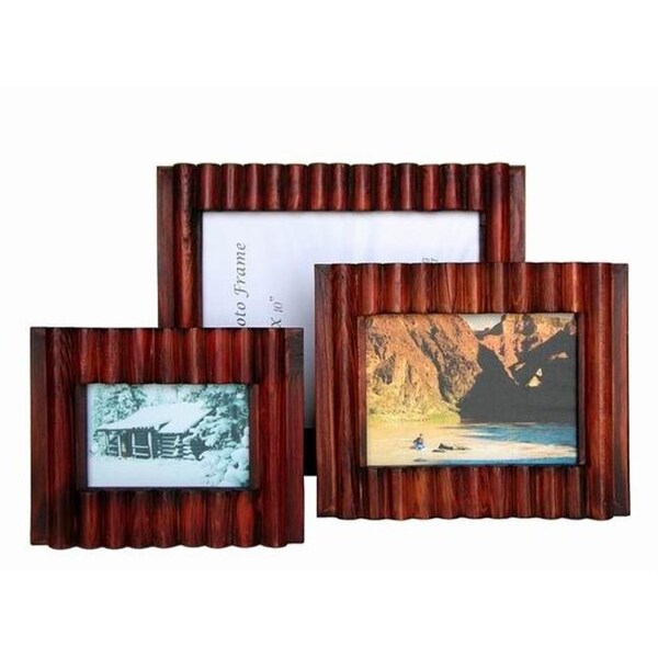 Sunshine Trading Sunshine Trading ST-33-7 Handmade Wood Photo Frame - 5 x 7 Inch ST-33-7 - main